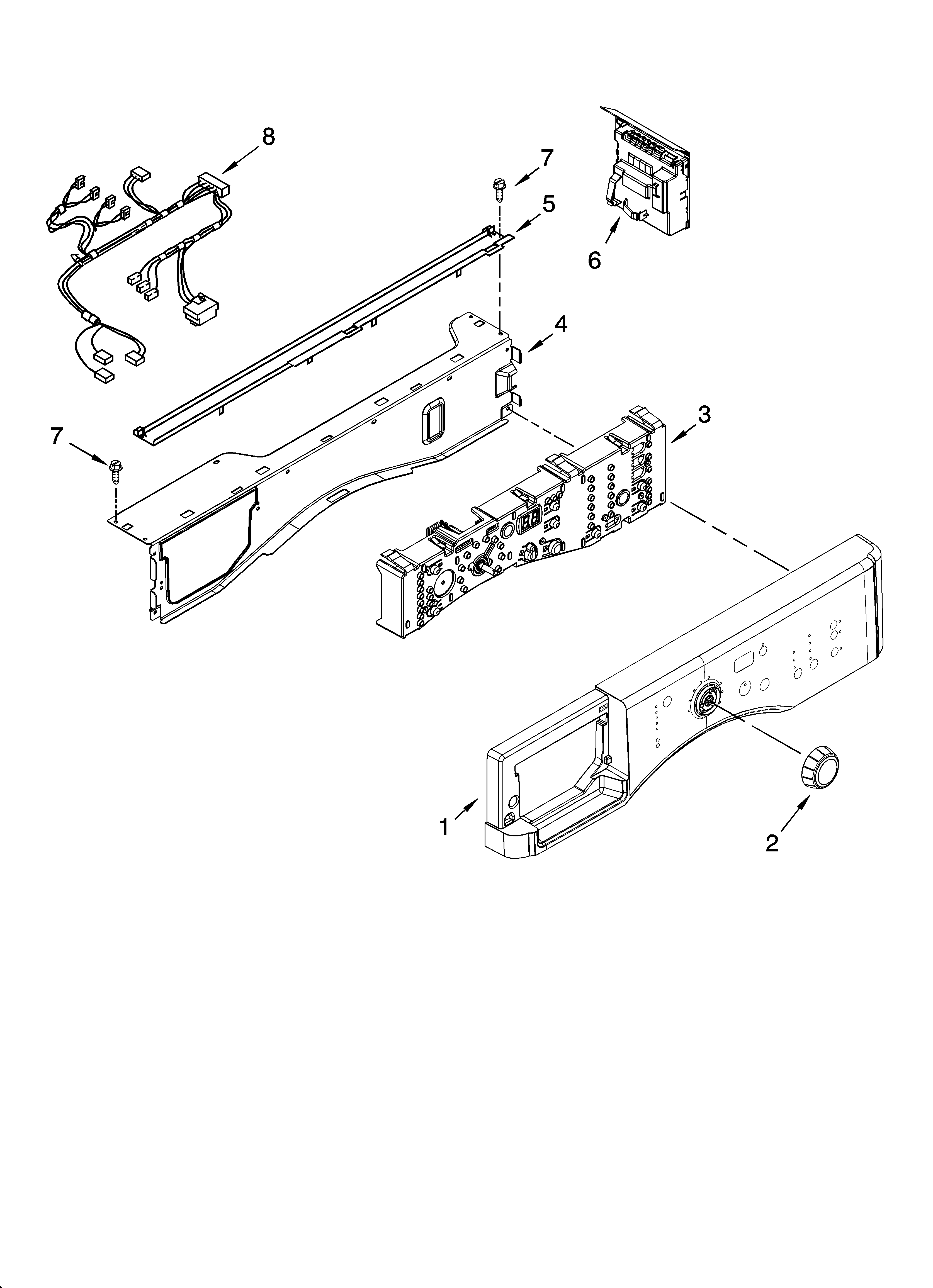 Control panel parts