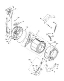 Tub and basket parts, optional parts (not included)