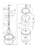 Agitator, basket and tub parts