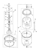 Agitator, basket and tub parts