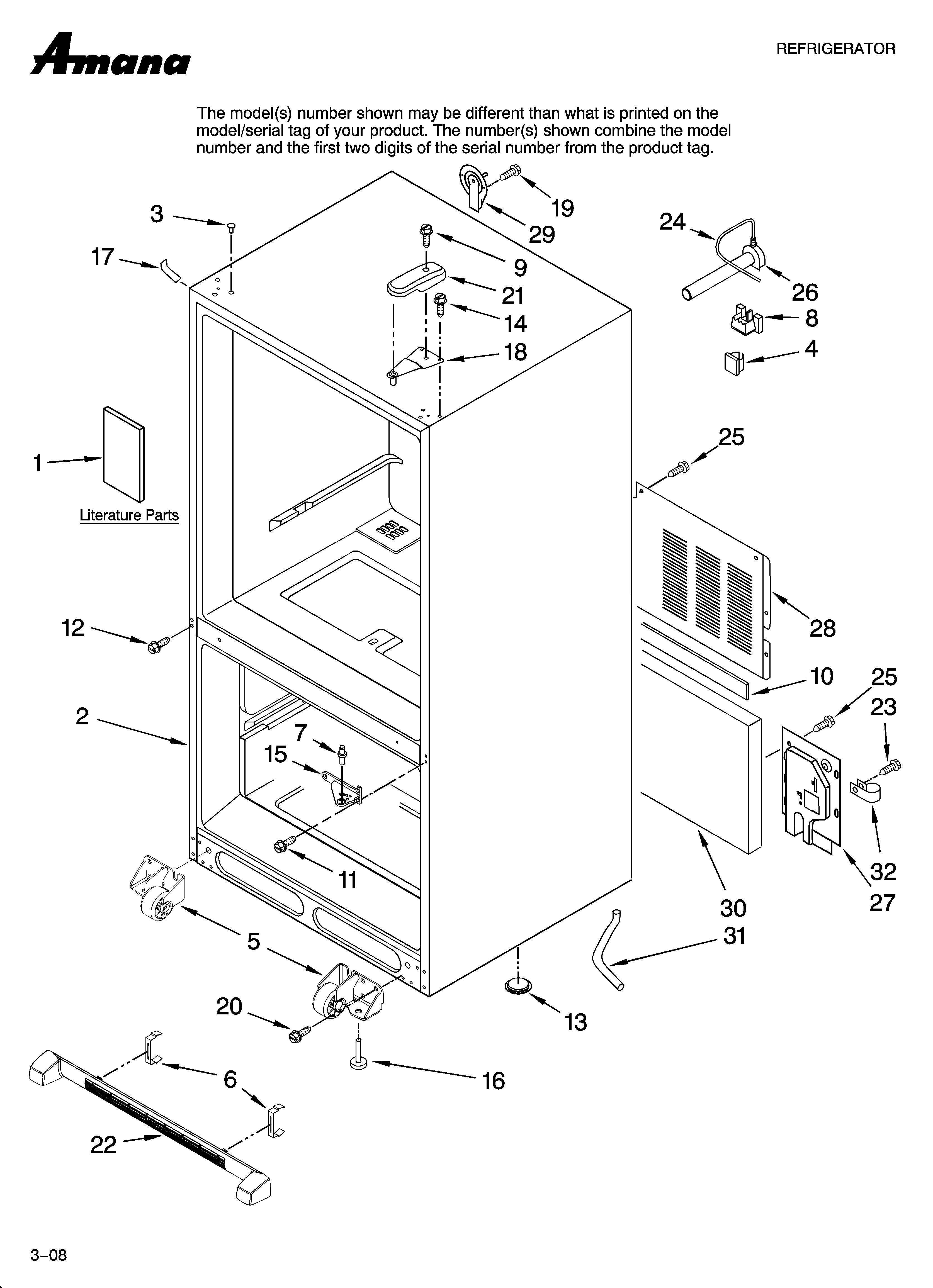 Cabinet parts