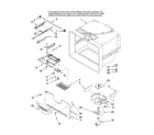 Amana ABC2037DEB14 freezer liner parts diagram