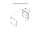 Amana ABC2037DEW14 freezer door parts diagram