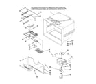 Amana ABC2037DTS14 freezer liner parts diagram