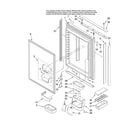 Amana ABC2037DTS14 refrigerator door parts diagram