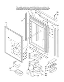 Refrigerator door parts