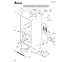 Amana ABD2233DEW14 cabinet parts diagram