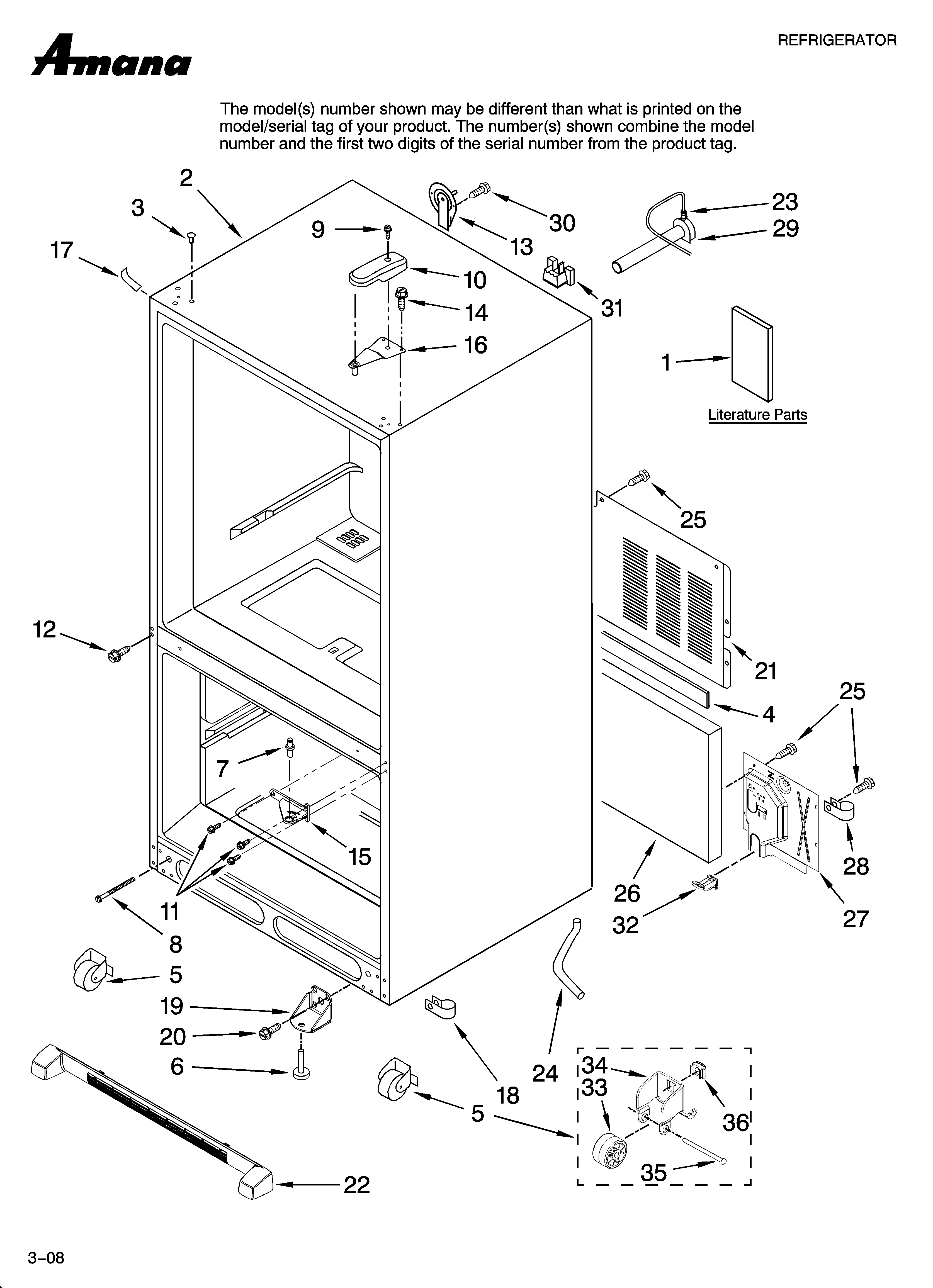 Cabinet parts