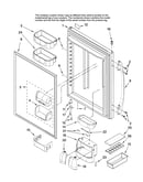 Refrigerator door parts