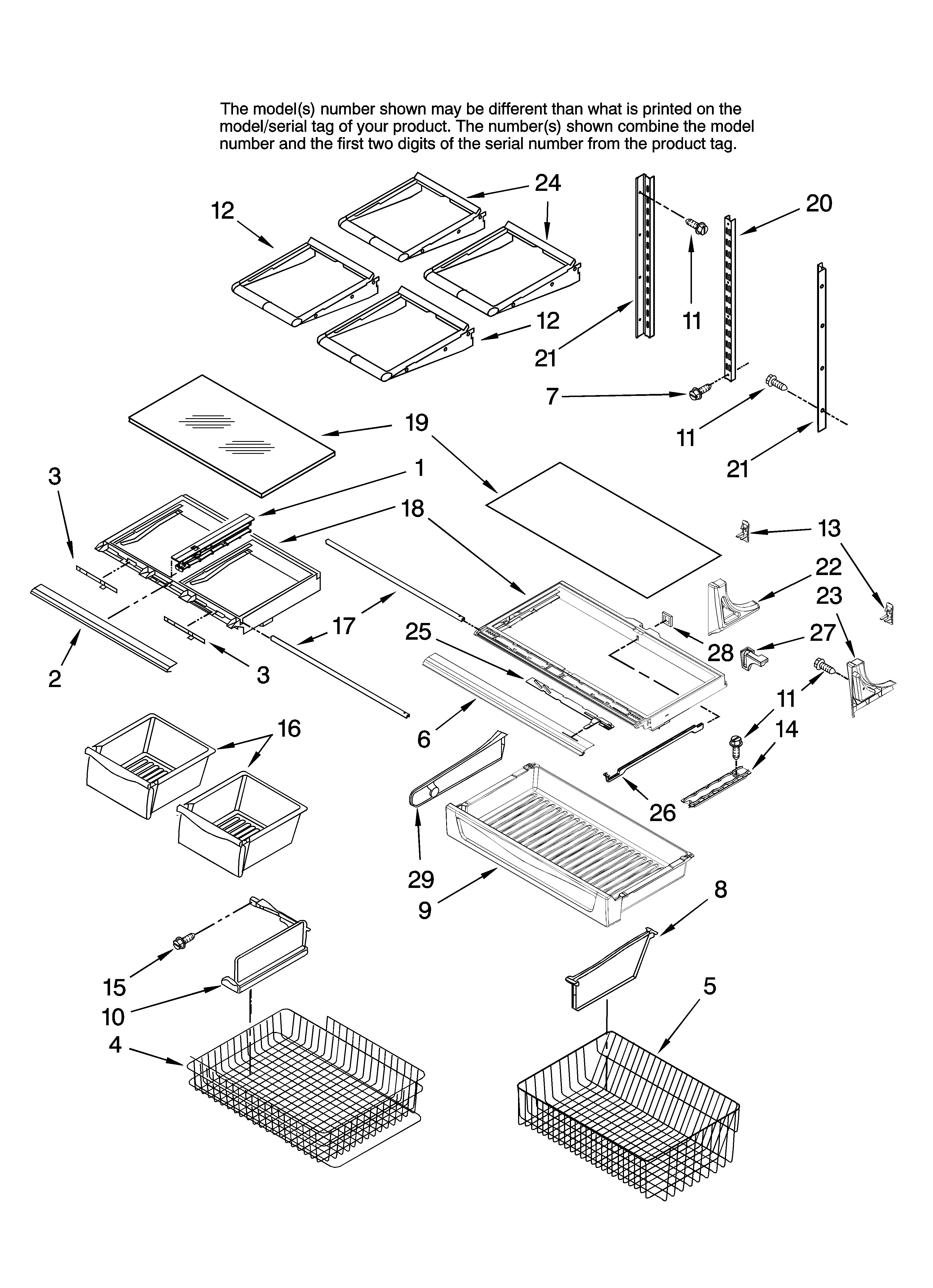 Shelf parts