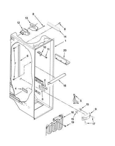 Refrigerator liner parts