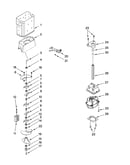 Motor and ice container parts