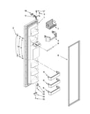 Freezer door parts