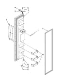 Freezer door parts