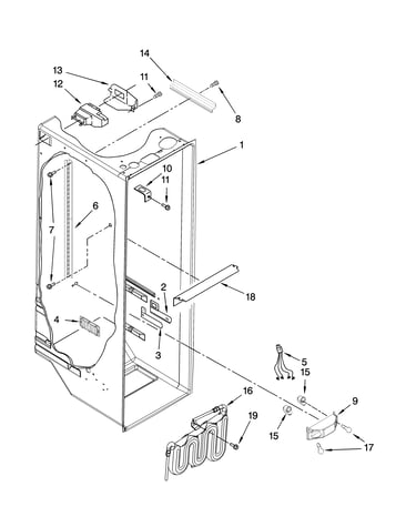Refrigerator liner parts
