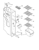 Freezer liner parts