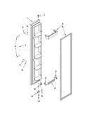 Freezer door parts