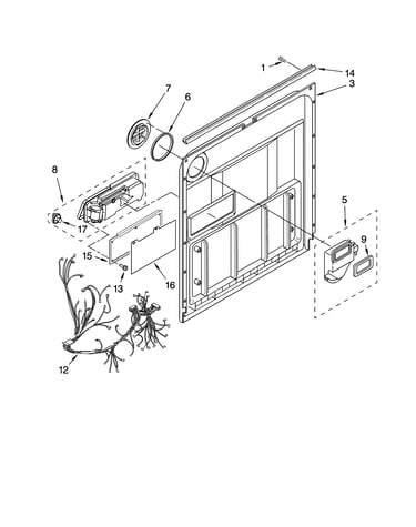 Door and latch parts