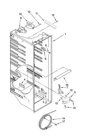Refrigerator liner parts
