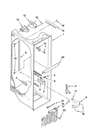 Refrigerator liner parts