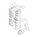 Whirlpool ED5NHGXVL00 refrigerator liner parts diagram