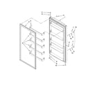 Whirlpool EVL165NXRQ03 door parts diagram