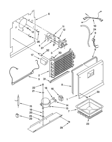 Unit parts, optional parts (not included)