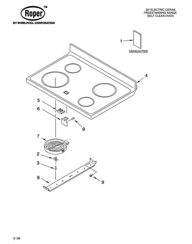 Cooktop parts