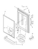 Refrigerator door parts