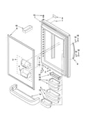 Refrigerator door parts