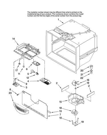 Freezer liner parts