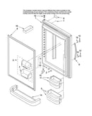 Refrigerator door parts