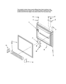 Freezer door parts