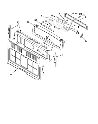 Control panel parts