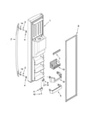 Freezer door parts