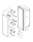 Refrigerator door parts