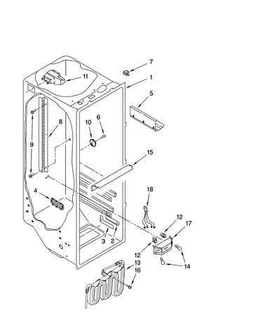 Refrigerator liner parts