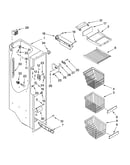 Freezer liner parts