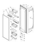 Refrigerator door parts