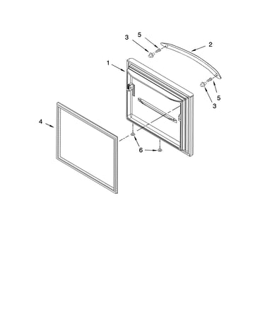 Freezer door parts