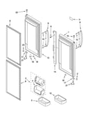 Refrigerator door parts