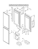 Refrigerator door parts