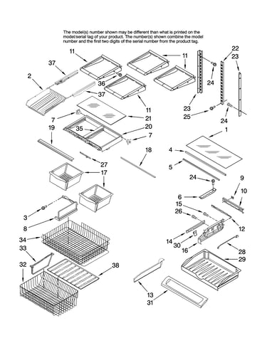 Shelf parts