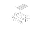 Inglis IRP85804 drawer & broiler parts diagram