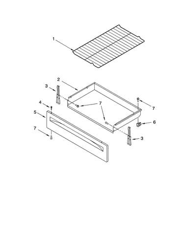 Drawer & broiler parts