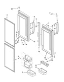 Refrigerator door parts