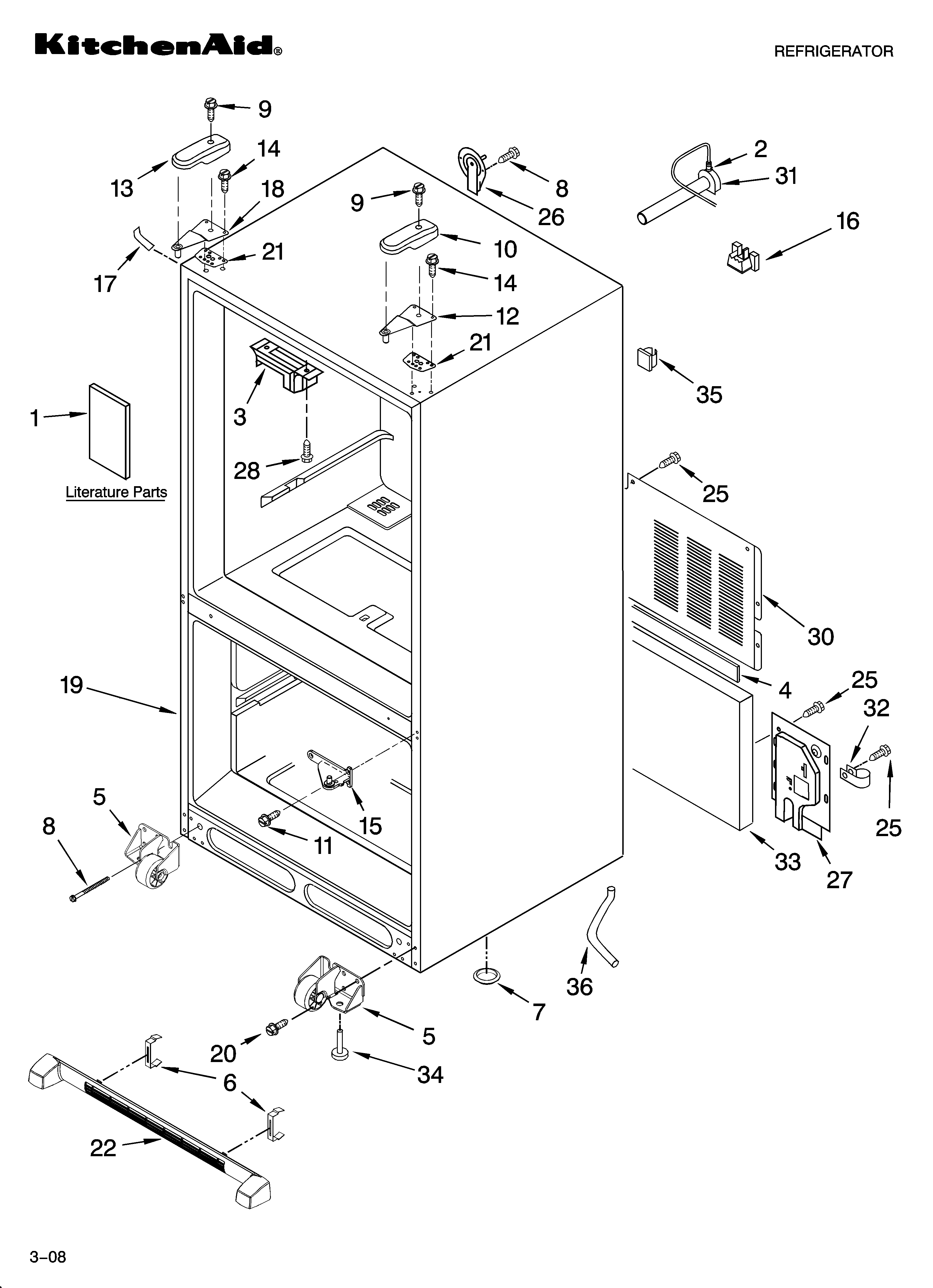 Cabinet parts