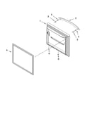 Freezer door parts
