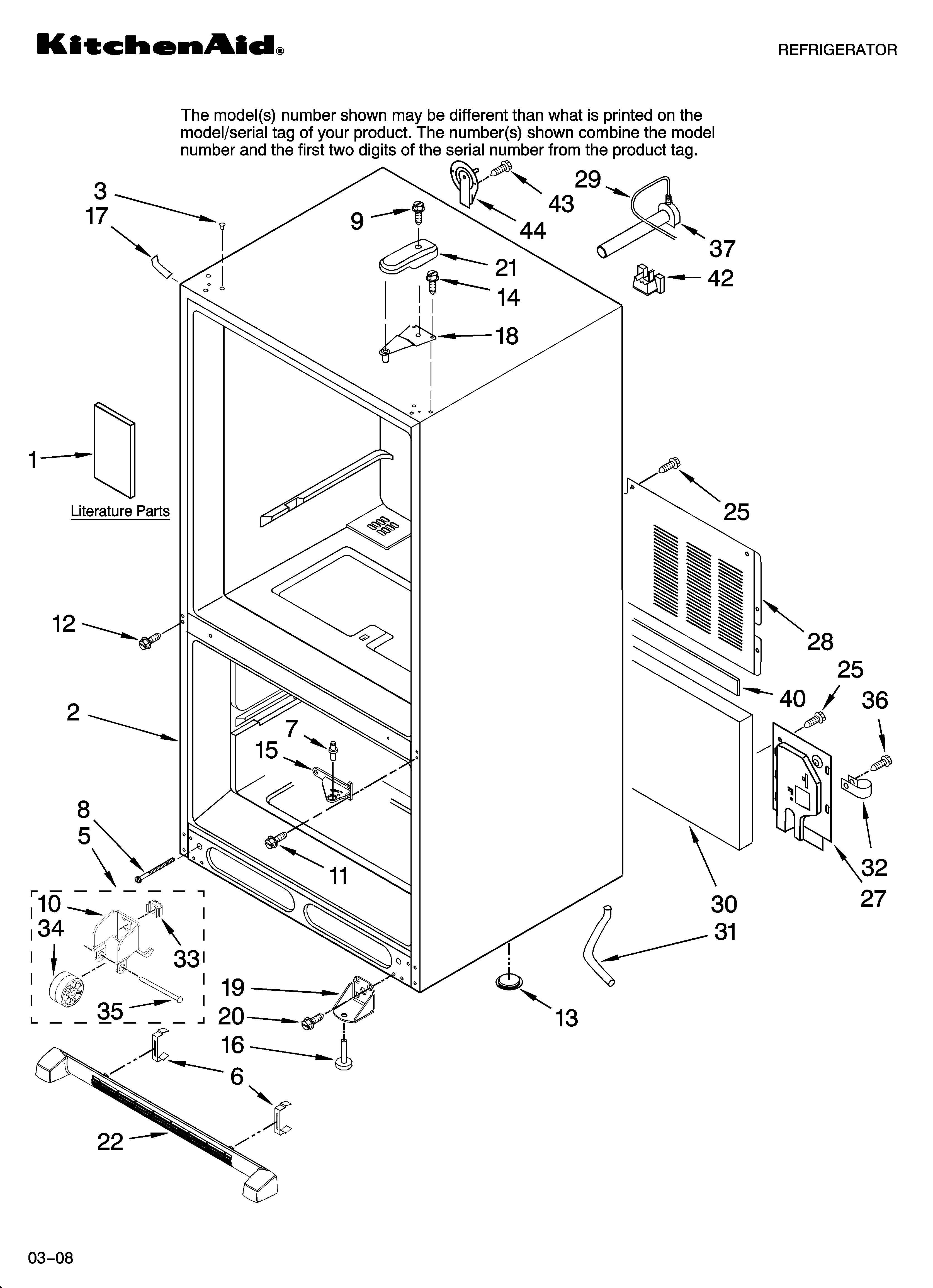 Cabinet parts