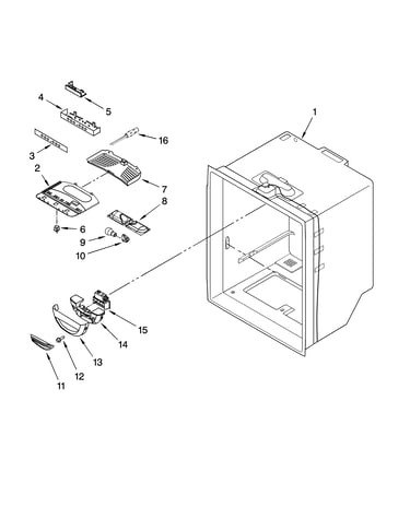 Refrigerator liner parts